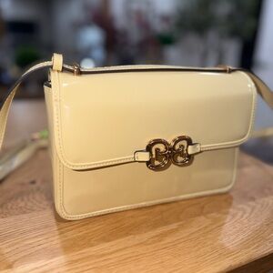 Sam Edelman Yellow Christy Box Small Convertible Shoulder Bag